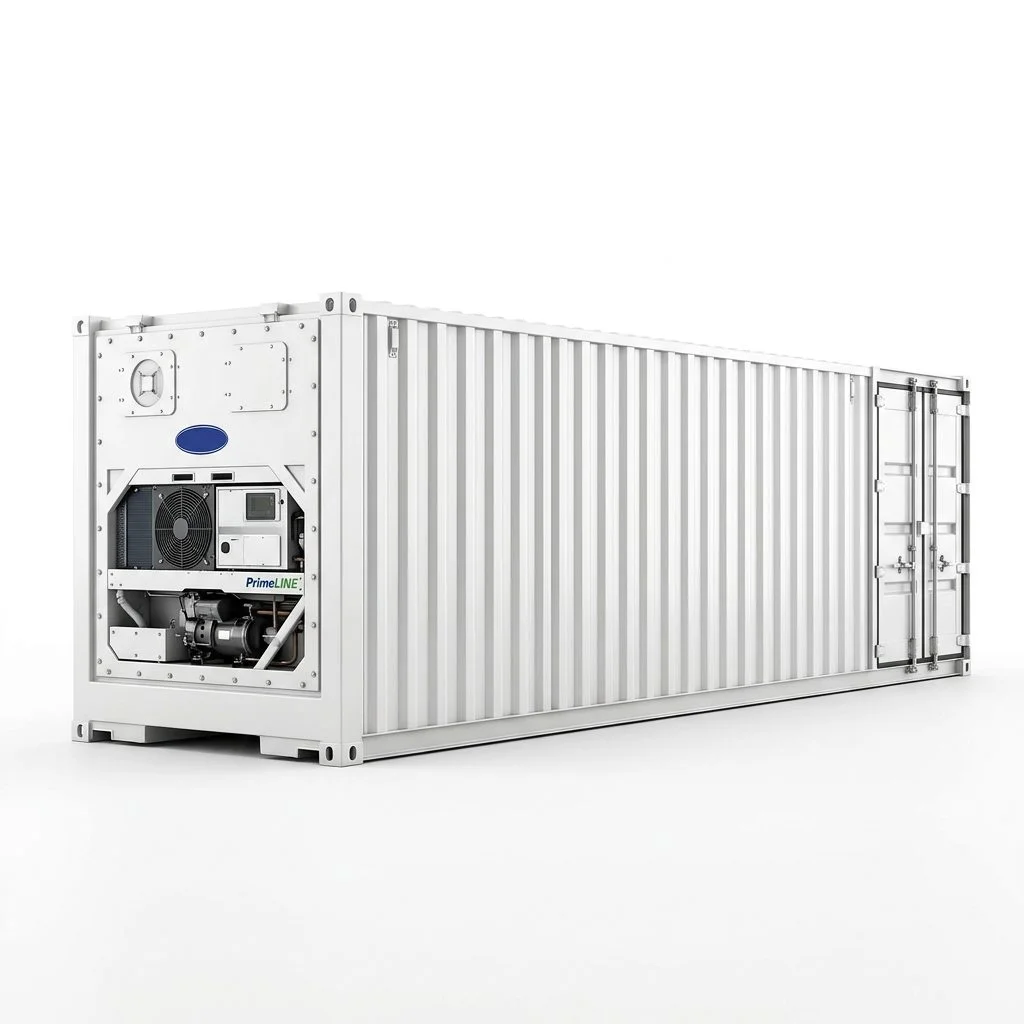 40ft High Cube New Reefer Container – One-Trip – White