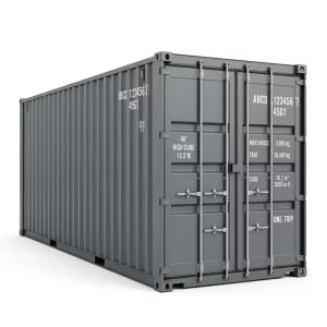 40ft High Cube Standard Container – One-Trip – Gray